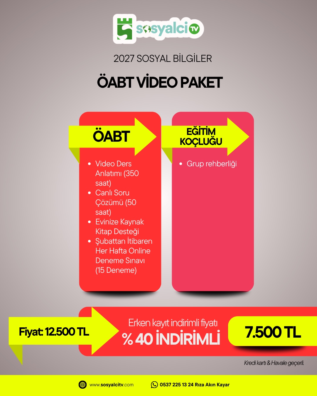 2027 ÖABT VİDEO PAKET