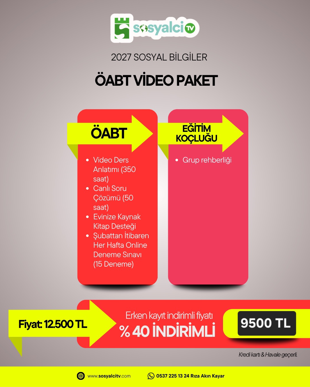 2027 ÖABT VİDEO PAKET