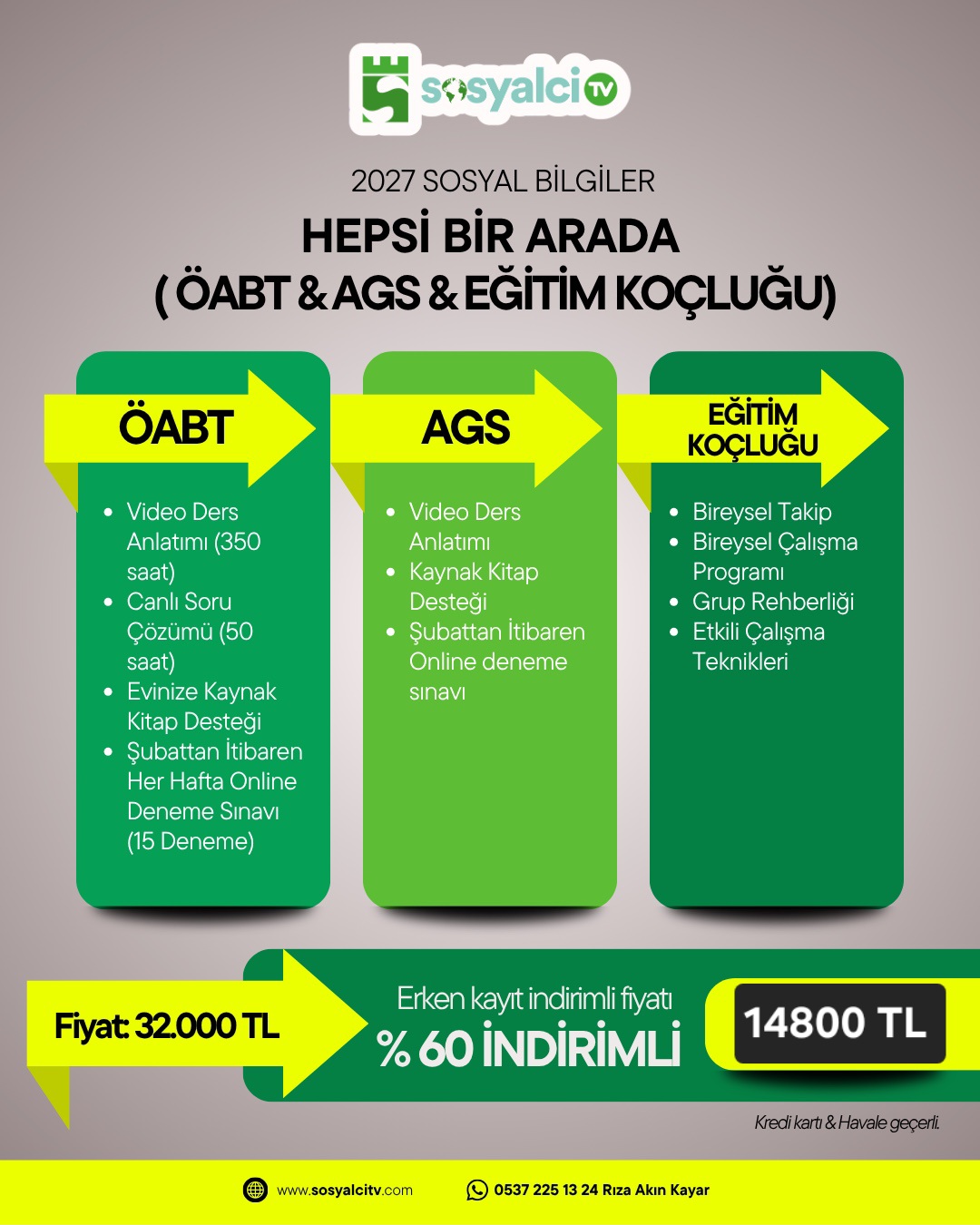 2027 HEPSİ BİR ARADA (ÖABT & AGS & EĞİTİM KOÇLUĞU) VİDEO