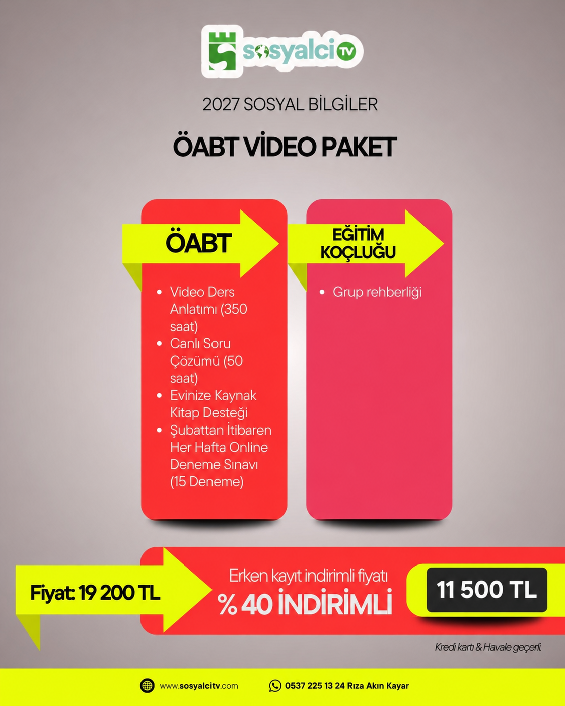 2027 ÖABT VİDEO PAKET