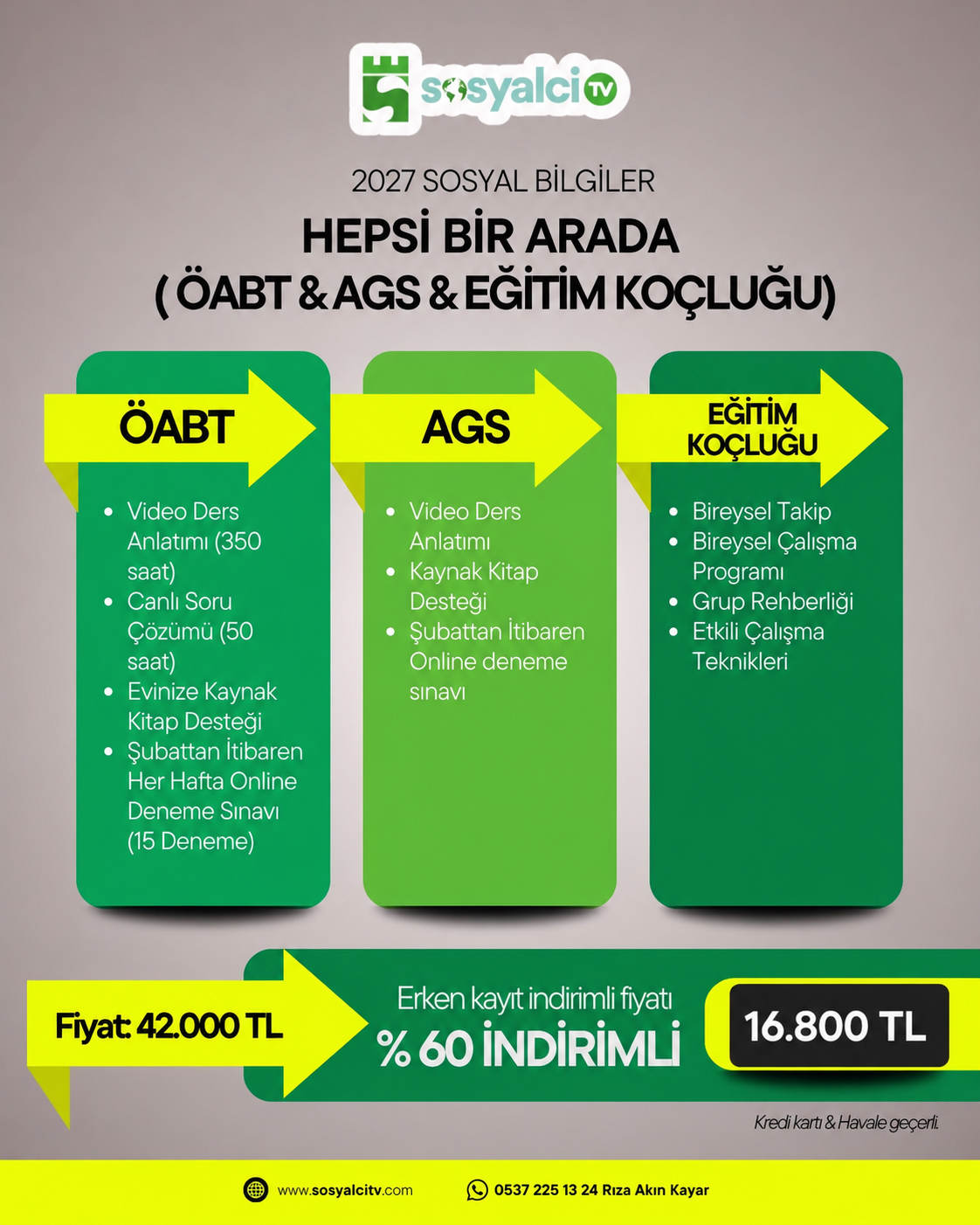 2027 HEPSİ BİR ARADA (ÖABT & AGS & EĞİTİM KOÇLUĞU) VİDEO